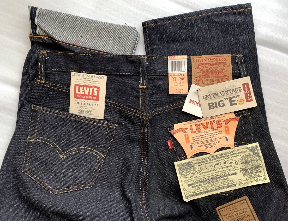 バレンシア工場】Levi's LVC 501XX 1955年モデル 501-0003 バレンシア工場】Levi's LVC 501XX 1955年モデル 501-0003