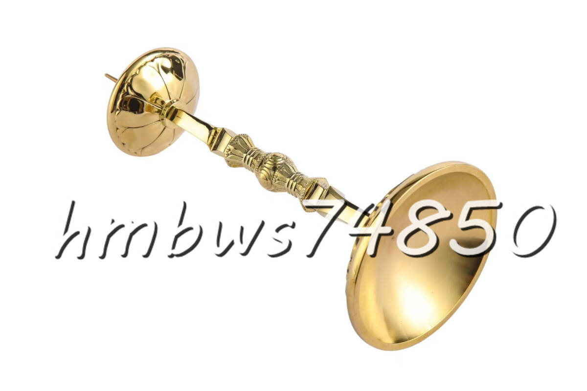 密教法具 寺院仏具」極上品 大々型 両用 燭台 一対 仏具 真鍮製 密教法具 寺院仏具」極上品 大々型 両用 燭台 一対 仏具 真鍮製