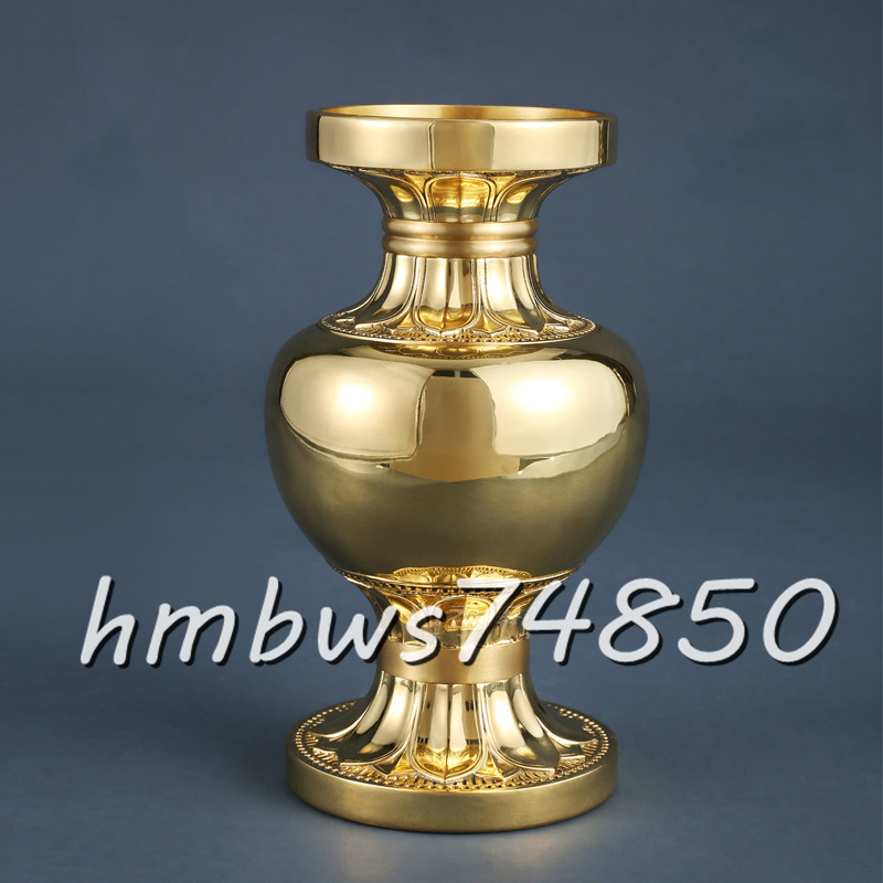 密教法具 寺院仏具」極上品 前具 鋤彫型 華瓶 一対 仏具 密教法具 寺院仏具」極上品 前具 鋤彫型 華瓶 一対 仏具