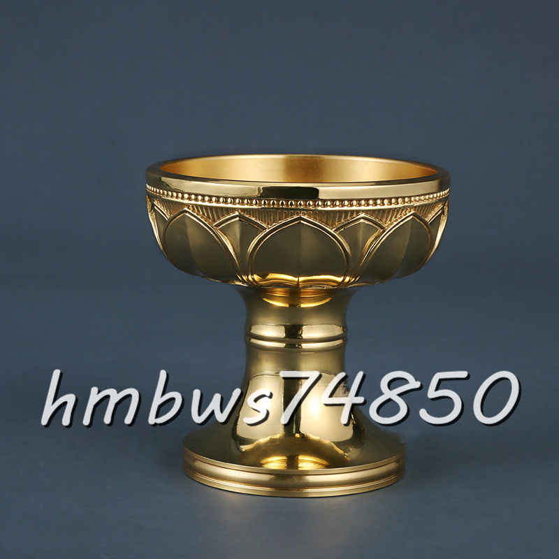 密教法具 寺院仏具」極上品 前具 鋤彫型 仏器 一対 仏具 真鍮製 密教法具 寺院仏具」極上品 前具 鋤彫型 仏器 一対 仏具 真鍮製