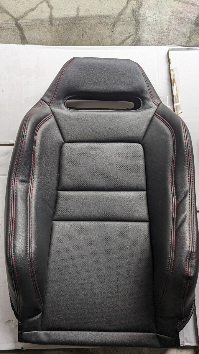 Artina アルティナ RECARO レカロ シートカバー SR-3 パンチング/レッド RE-SR3-RS EK9で使用の画像2