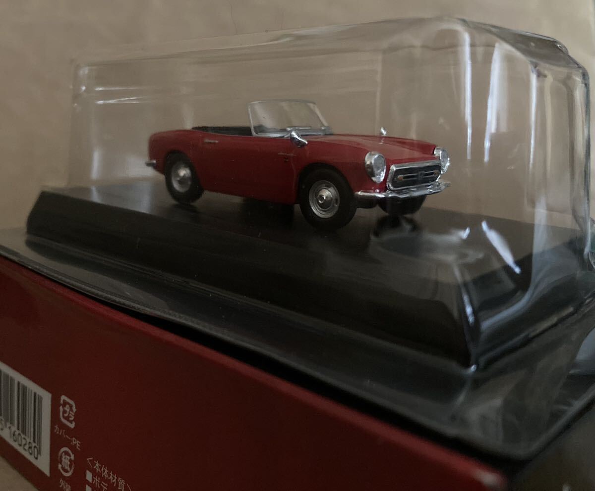 京商 1/64 Honda ミニカーコレクション☆Honda S800(レッド )☆_画像9