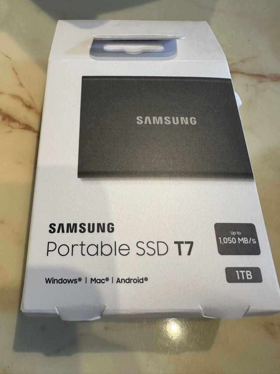 SAMSUNG portable SSD T7 極美品_画像1