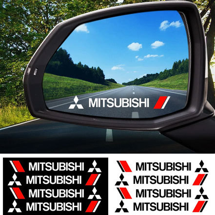 MITSUBISHI　三菱　ミツビシ　ステッカー　４個組(白文字）_画像2