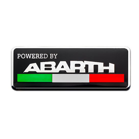 ABARTH アバルト アルミニウム ステッカー  1枚の画像3