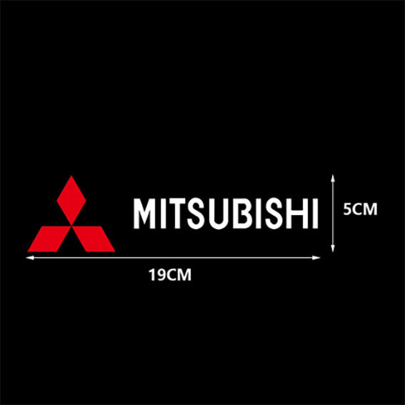 MITSUBISHI ミツビシ ステッカーデカール ２枚セット _画像3