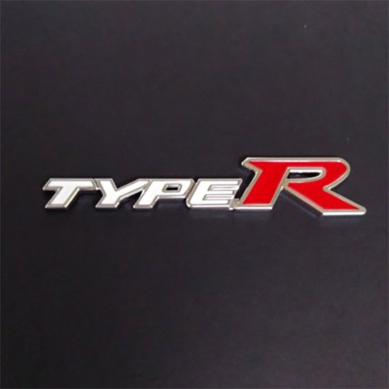 Type R （タイプR ）金属製３Dエンブレム Cタイプ 1枚の画像1