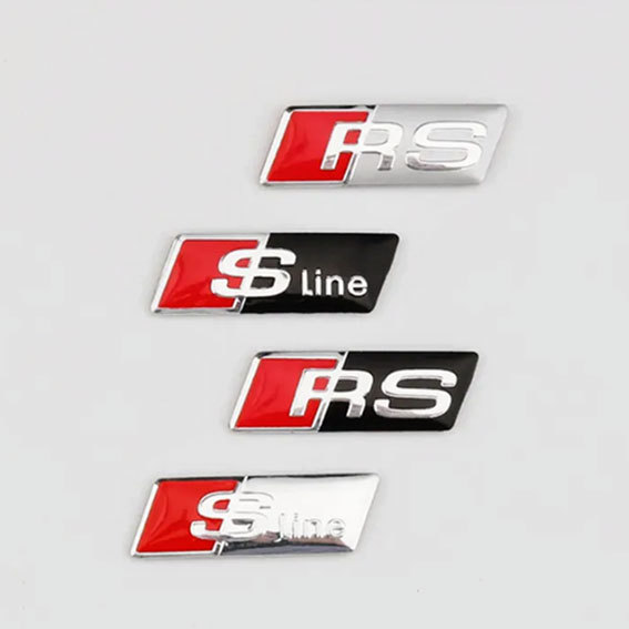 AUDI 　アウディ　 S-line 　RS　 ステアリング ステッカー　よりどり　２枚セット_画像6