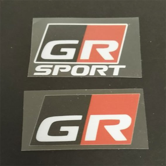 GR SPORT (GR スポーツ）ステッカー 　２枚セット_同じ種類で「GR」も出品しています