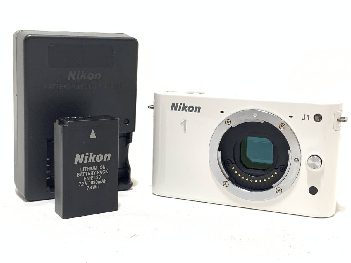 ★特上品★ NIKON 1 J1 ホワイト ボディ @2781の画像1