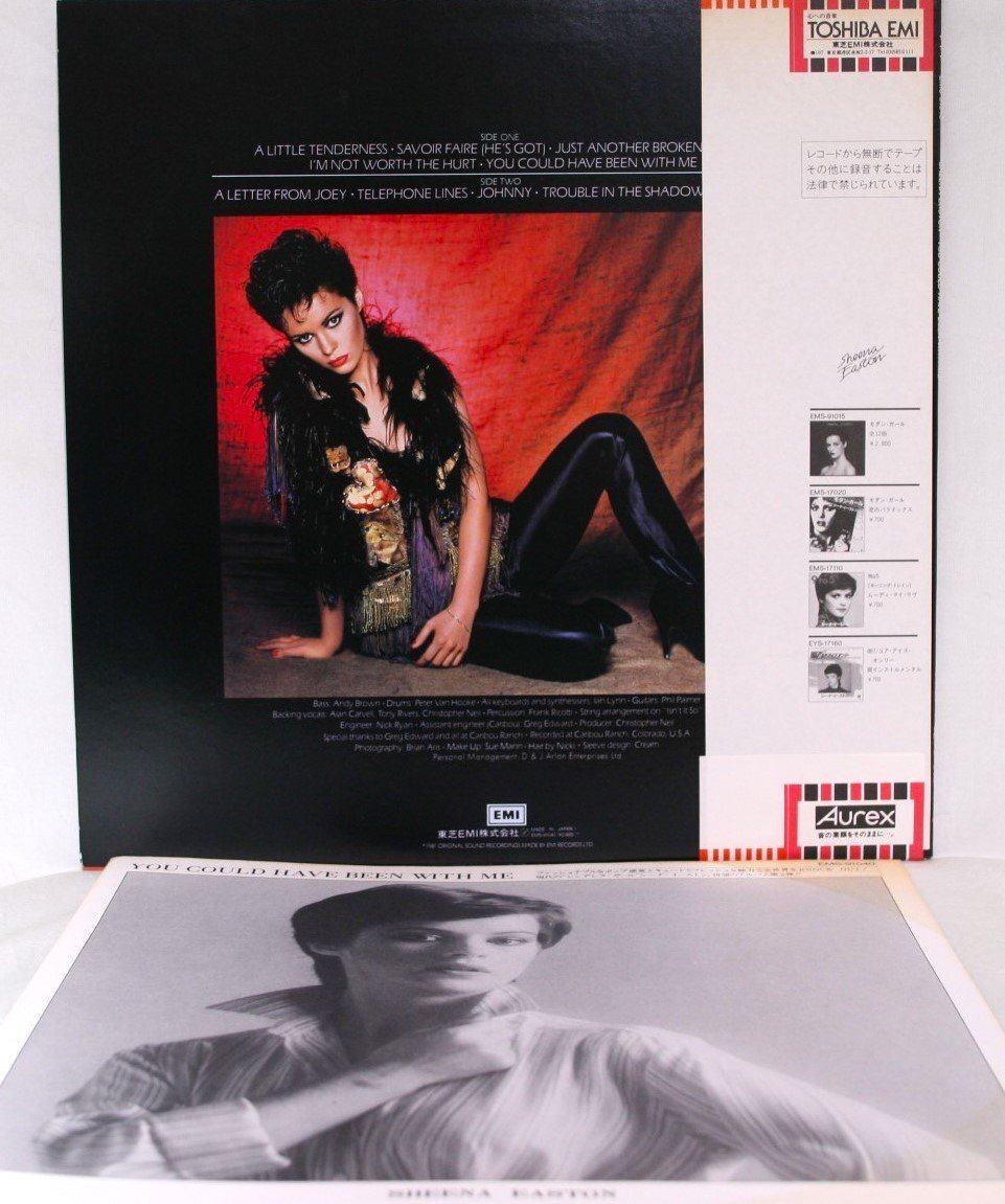 中古LP 「You Could Have Been With Me / 涙のブロークン・ハート」 Sheena Easton /シーナ・イーストン 　帯付き_画像2