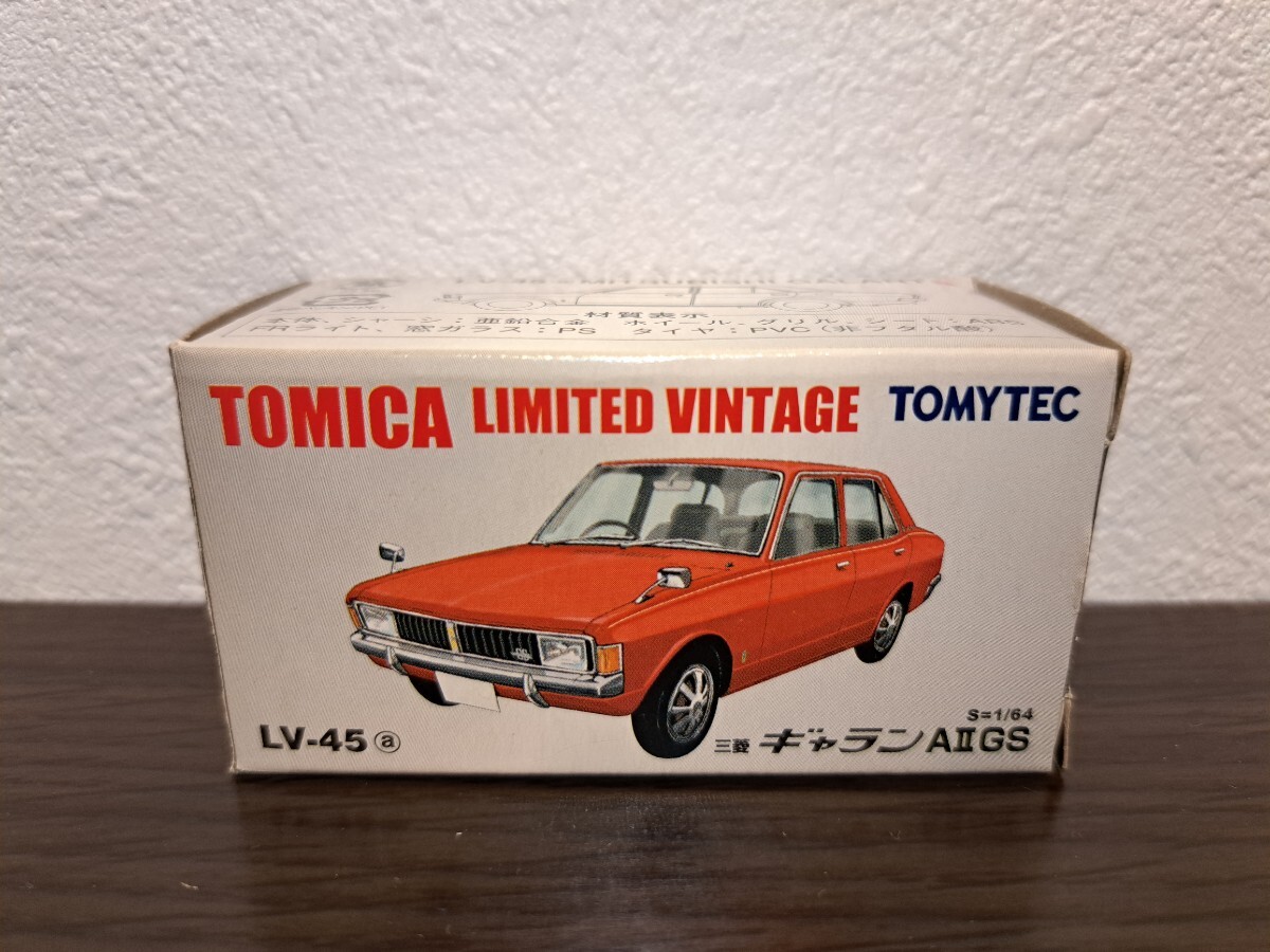 トミカリミテッドヴィンテージ LV-45 三菱 ギャラン AⅡ GS 未使用 トミーテック tomica_画像1