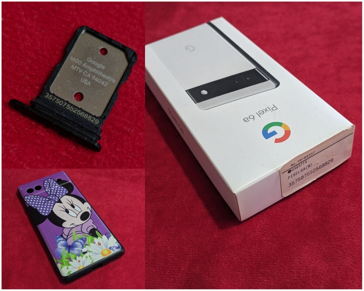 google Pixel6a グーグルピクセル6ａ128GB シムフリー超美品！傷なし ホワイト chalk 送料無料 返品可 無料保険付（水没、破損）の画像8