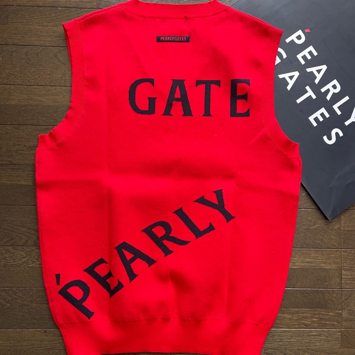 送料無料PEARLY GATESパーリーゲイツPGダイナミックロゴベスト速 送料無料PEARLY GATESパーリーゲイツPGダイナミックロゴベスト速