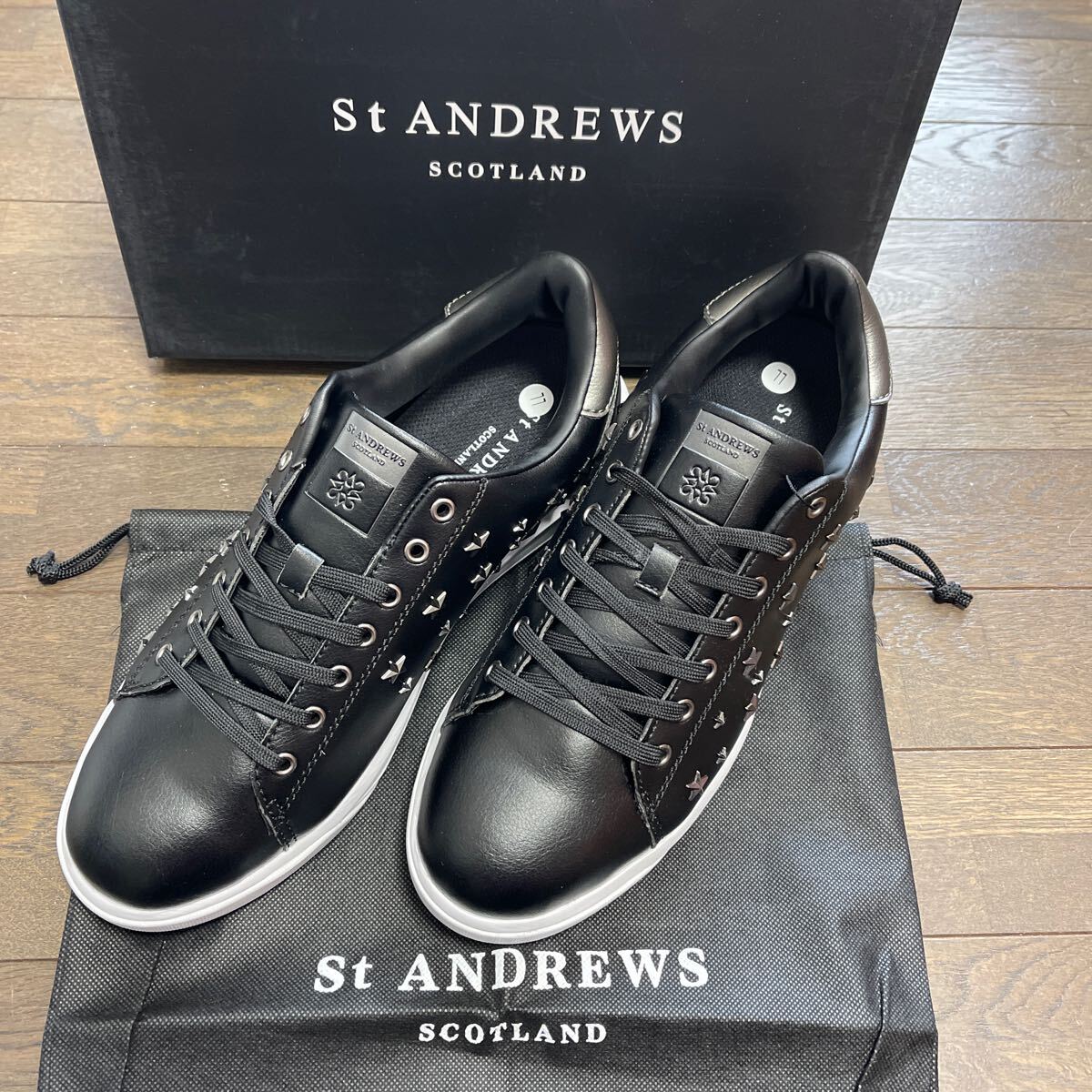 送料無料St ANDREWSセントアンドリュース MENS合成皮革エンボス 送料無料St ANDREWSセントアンドリュース MENS合成皮革エンボス