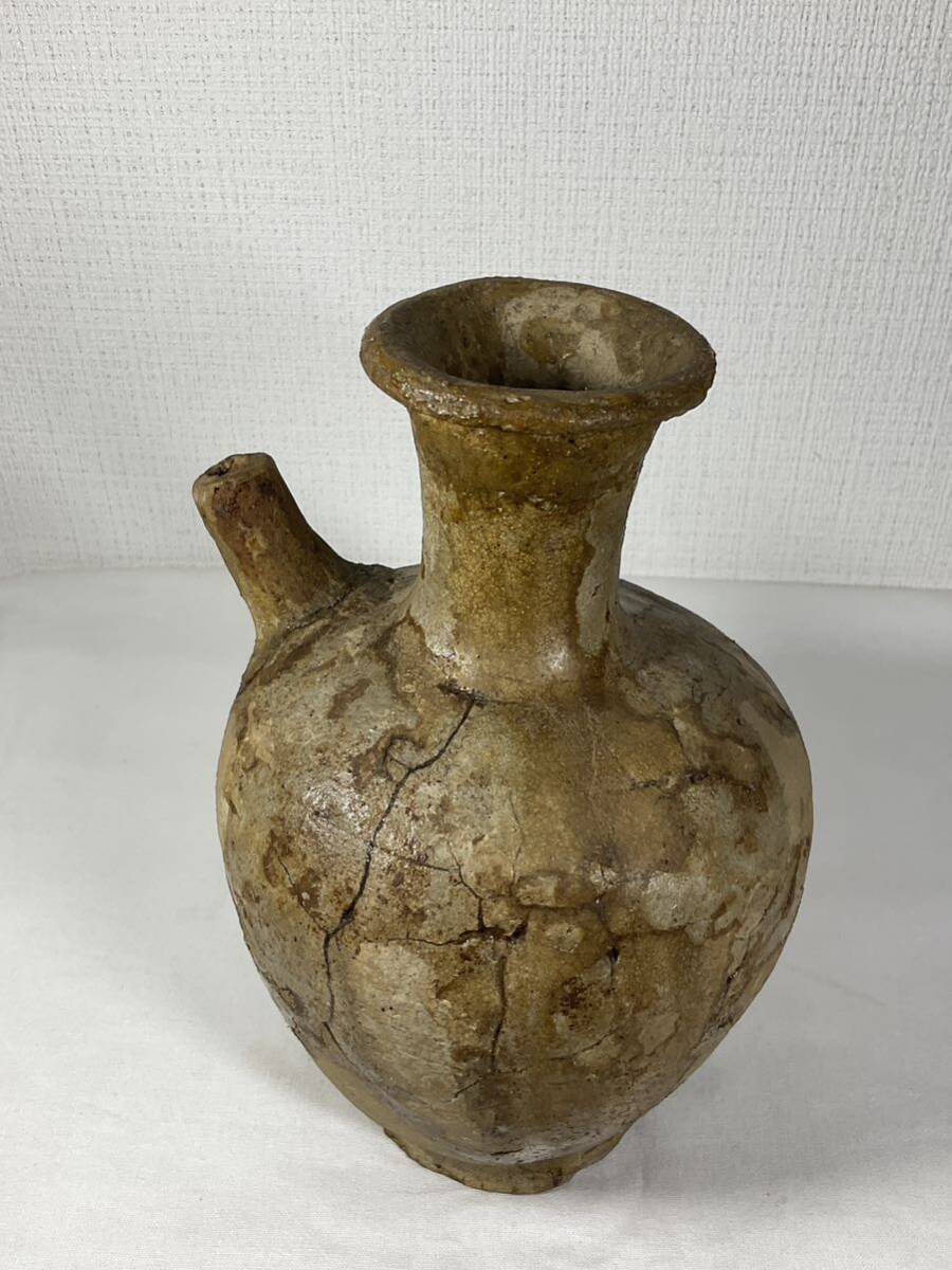 ◆古瀬戸水注◆鎌倉時代◆発掘品 花器 オブジェの画像6