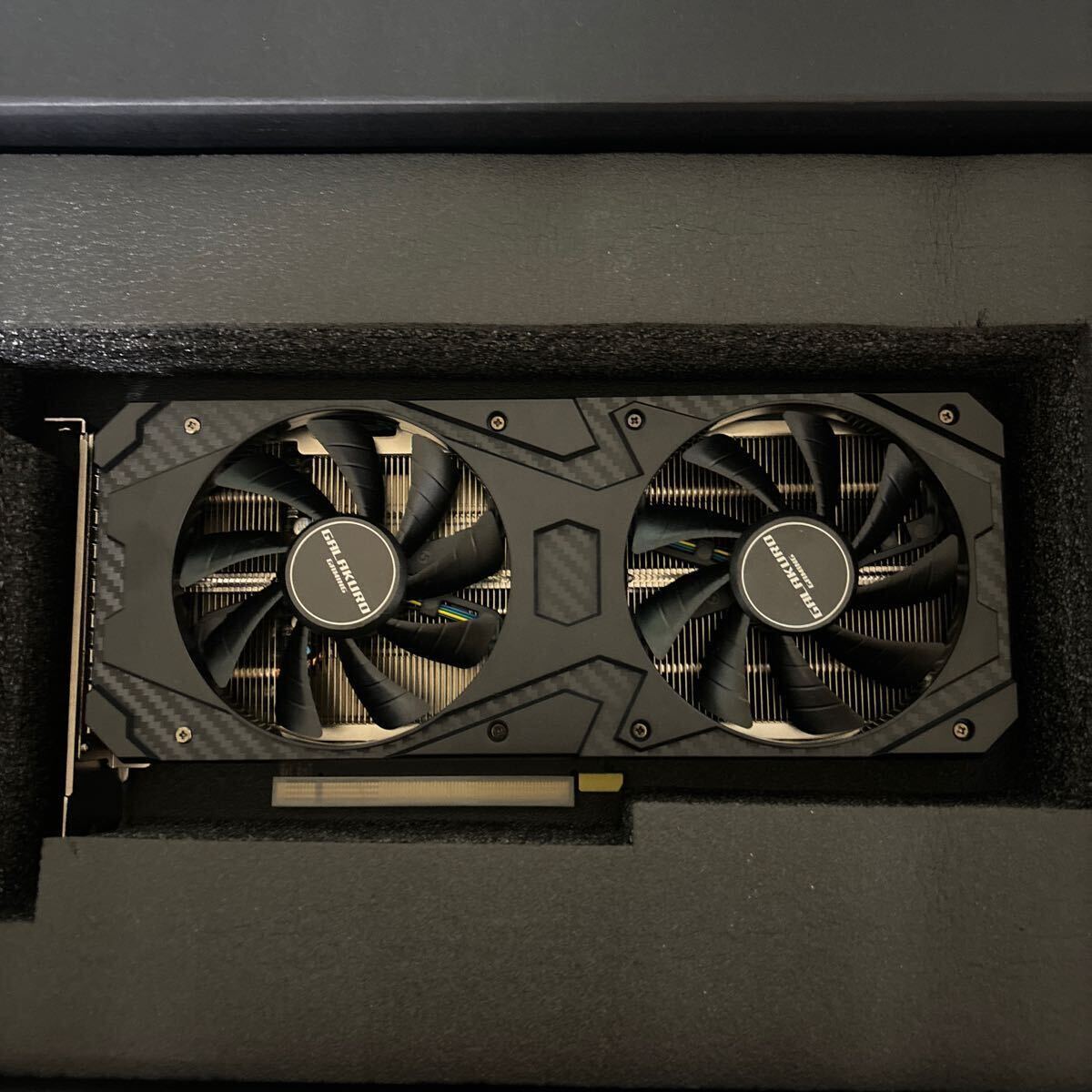 玄人志向 NVIDIA GeForce RTX3060 搭載 グラフィックボード GDDR6 12GB GALAKURO GAMING_画像3