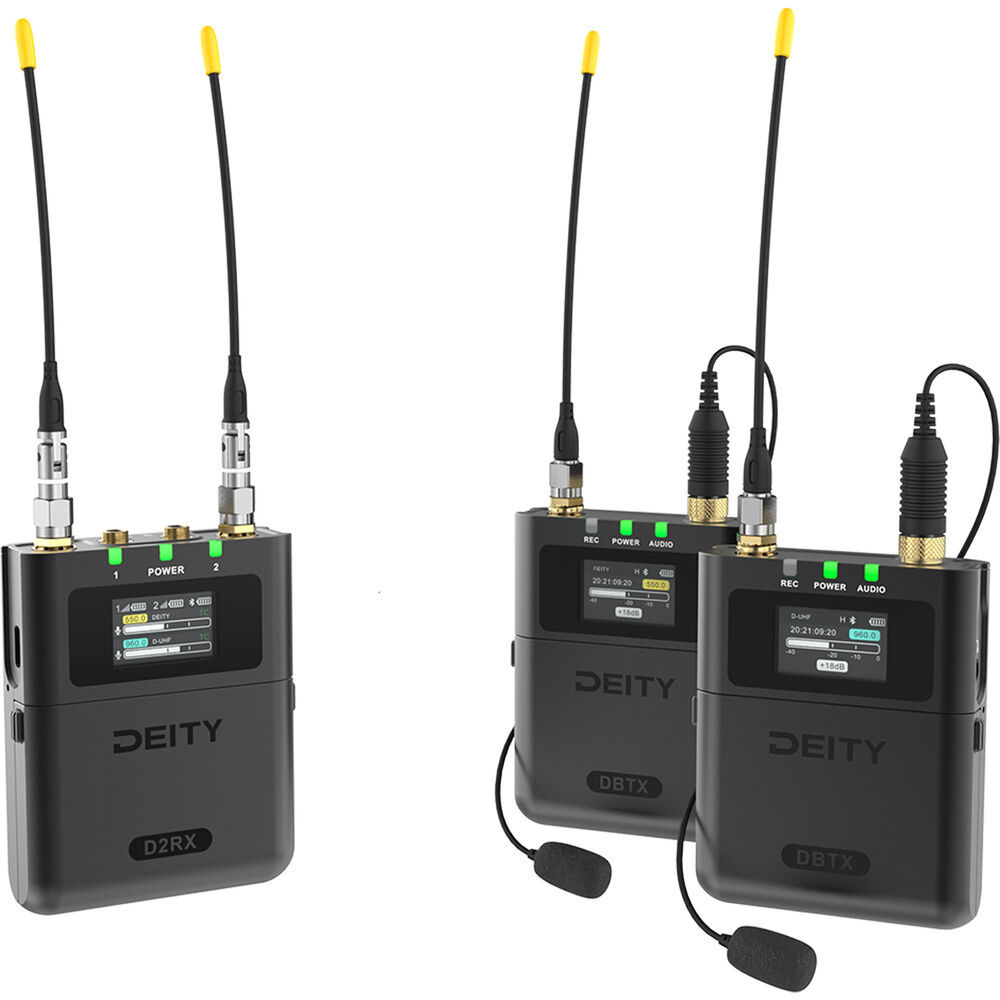 新品 Deity Theos wireless kit microphone マイク 32 bit ワイヤレス 収録 録音 キット UHF マイクロフォンの画像1
