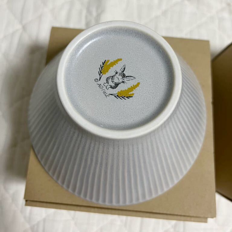 わちふぃーるど 猫のダヤン　販促品　MC景品ヴェセル麺鉢　ミモザ（灰色＆茜色）2色セット　新品・未使用品_画像8