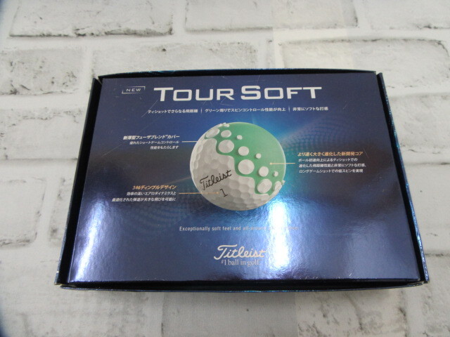 □ 未使用 Titleist タイトリスト ゴルフボール TOUR SOFT WHITE 1ダース 12球×3箱_画像3