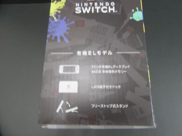 ◎ 未使用 Nintendo Switch本体(有機ELモデル) スプラトゥーン3 エディション_画像5