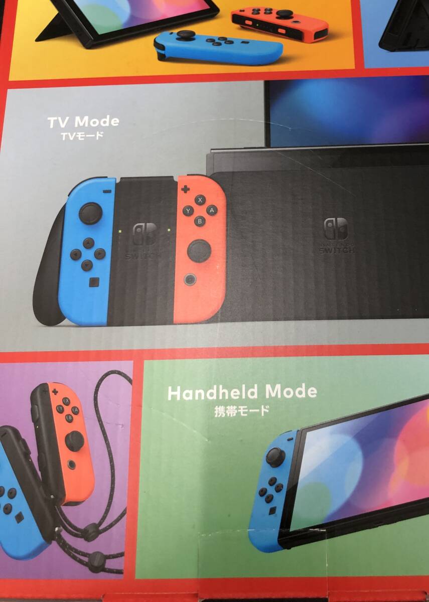 * unused! have machine EL model neon blue neon red Nintendo Switch body 1 jpy start 