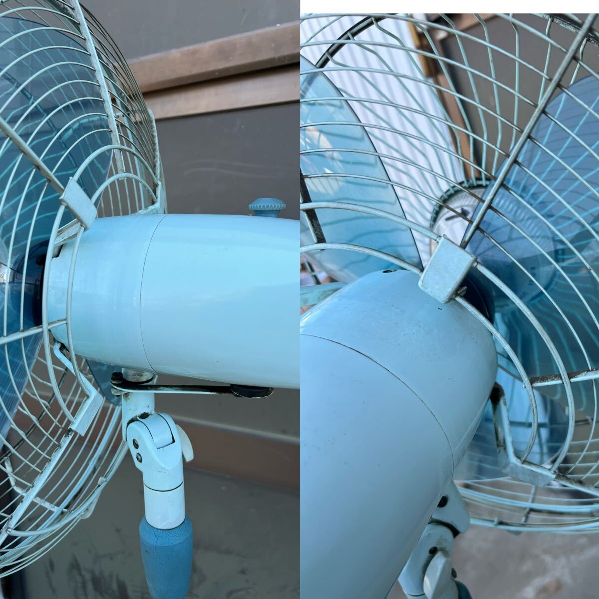 昭和レトロ　富士電機　FUJI SILENT FAN　FPS-4065 大型扇風機　3枚羽根　40cmタイプ　未整備品　機能未確認 現状品_画像4