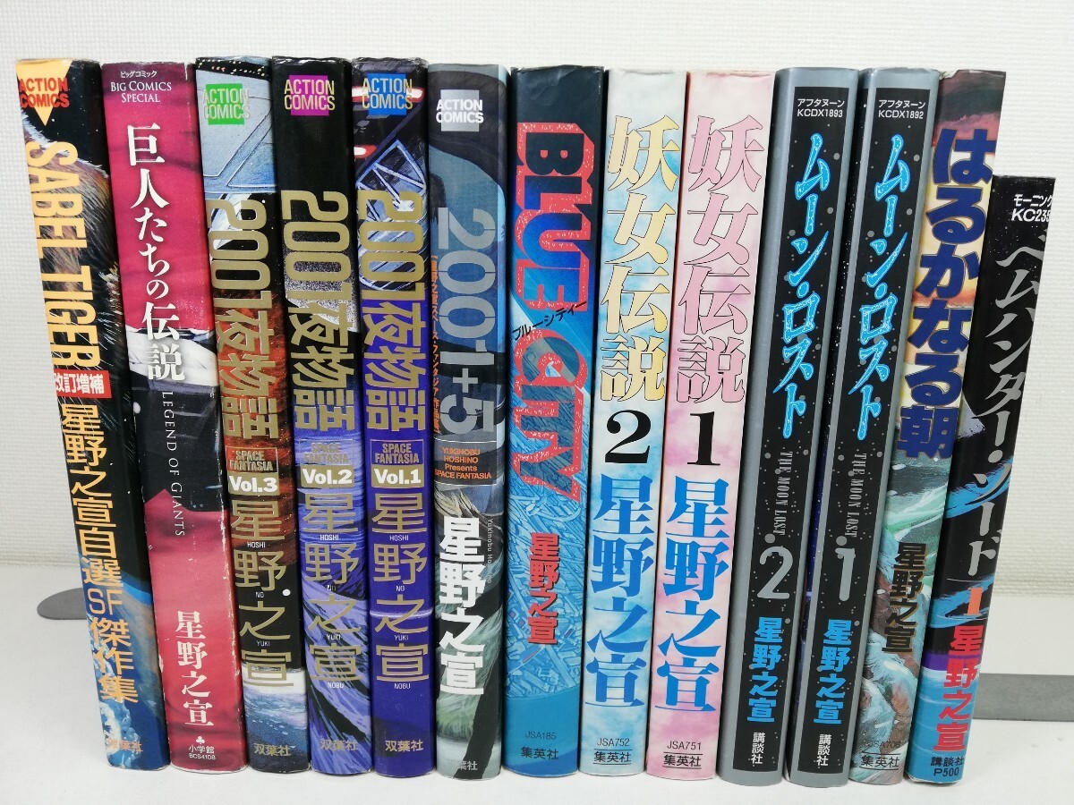 2001夜物語.妖女伝説.ムーンロスト.巨人たちの伝説 他 計13冊/星野之宣【同梱送料一律.即発送】