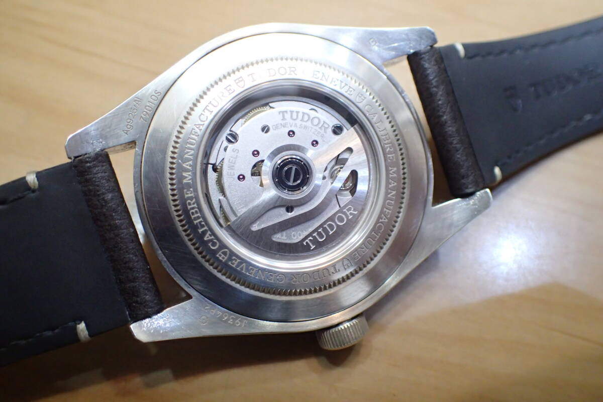 定価約65万 ◆TUDOR/チューダー ブラックベイ フィフティエイト 925 ◆ 79010SG シルバー製 自動巻きメンズ腕時計の画像7