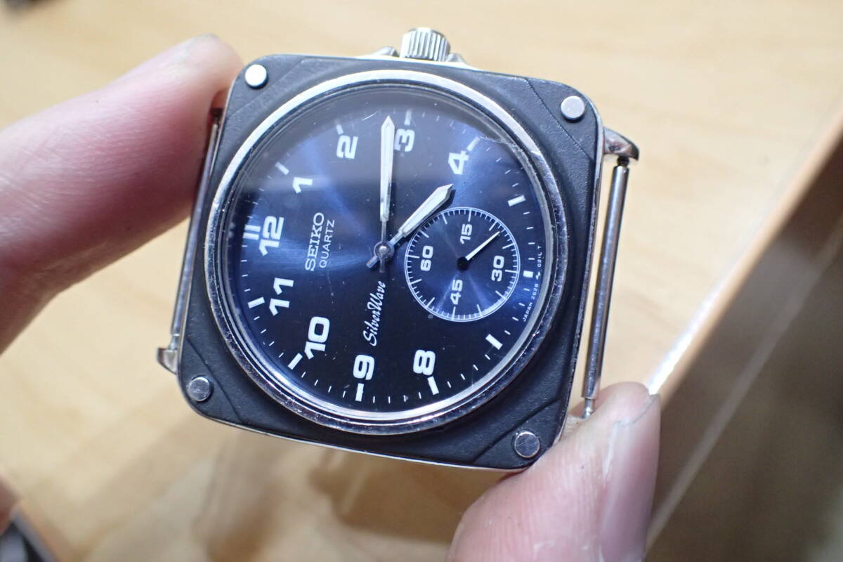 時計店在庫/希少 セイコー/SEIKO Silver Wave/シルバーウェーブ ◆ 2628-0040/防水モデル 青文字盤 メンズ腕時計の画像10