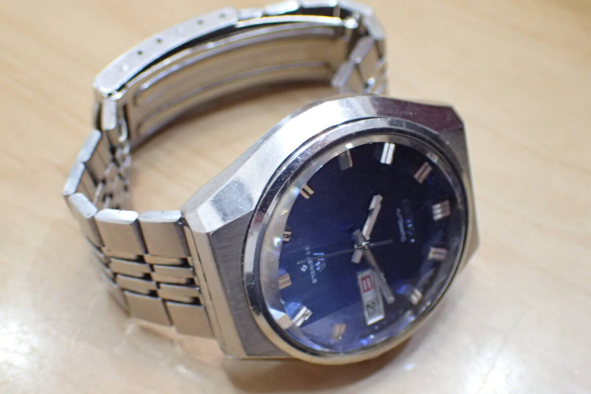 セイコー/SEIKO ロードマチック/LM ◆5606-8061 ブルーグラデーション文字盤/カットガラス メンズ 機械式自動巻き腕時計の画像6