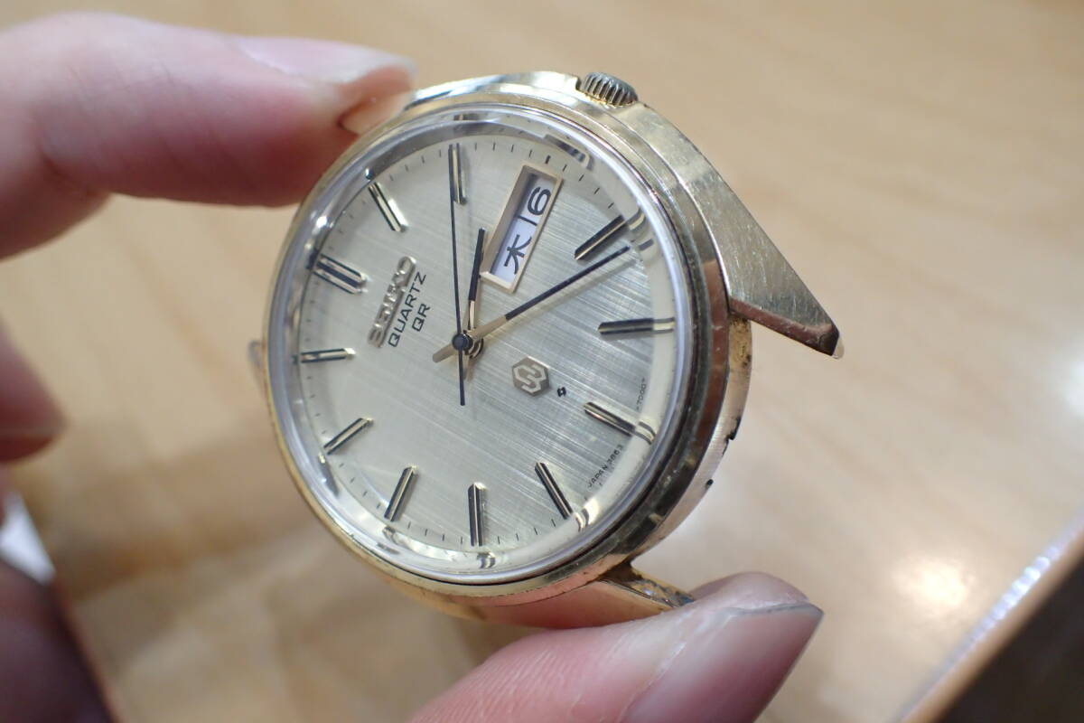 時計店在庫 SEIKO/セイコー QR ◆ 3863-7001 38クオーツ/シャンパン文字盤 デイデイト メンズ腕時計の画像9