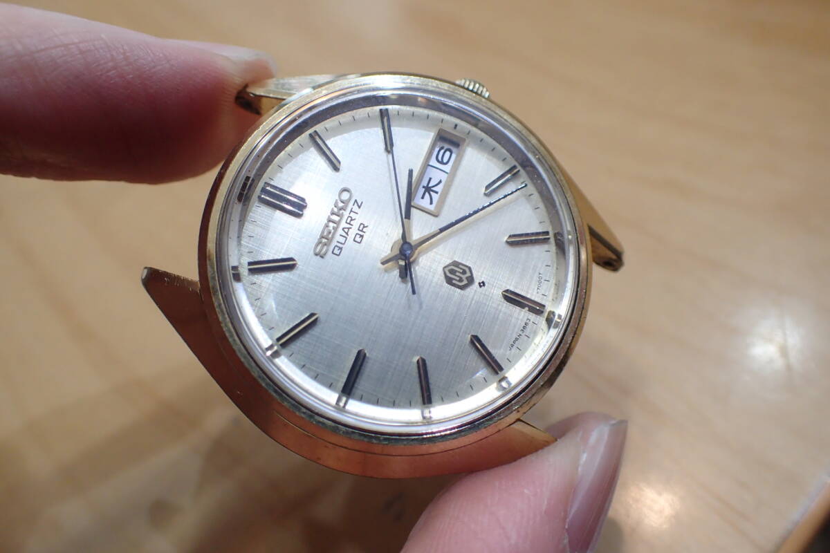 時計店在庫 SEIKO/セイコー QR ◆ 3863-7001 38クオーツ/シャンパン文字盤 デイデイト メンズ腕時計の画像8