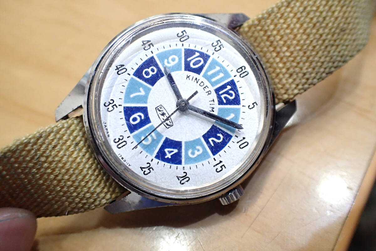 希少 シチズン/CITIZEN キンダータイム ◆ 手巻きアンティーク腕時計の画像1