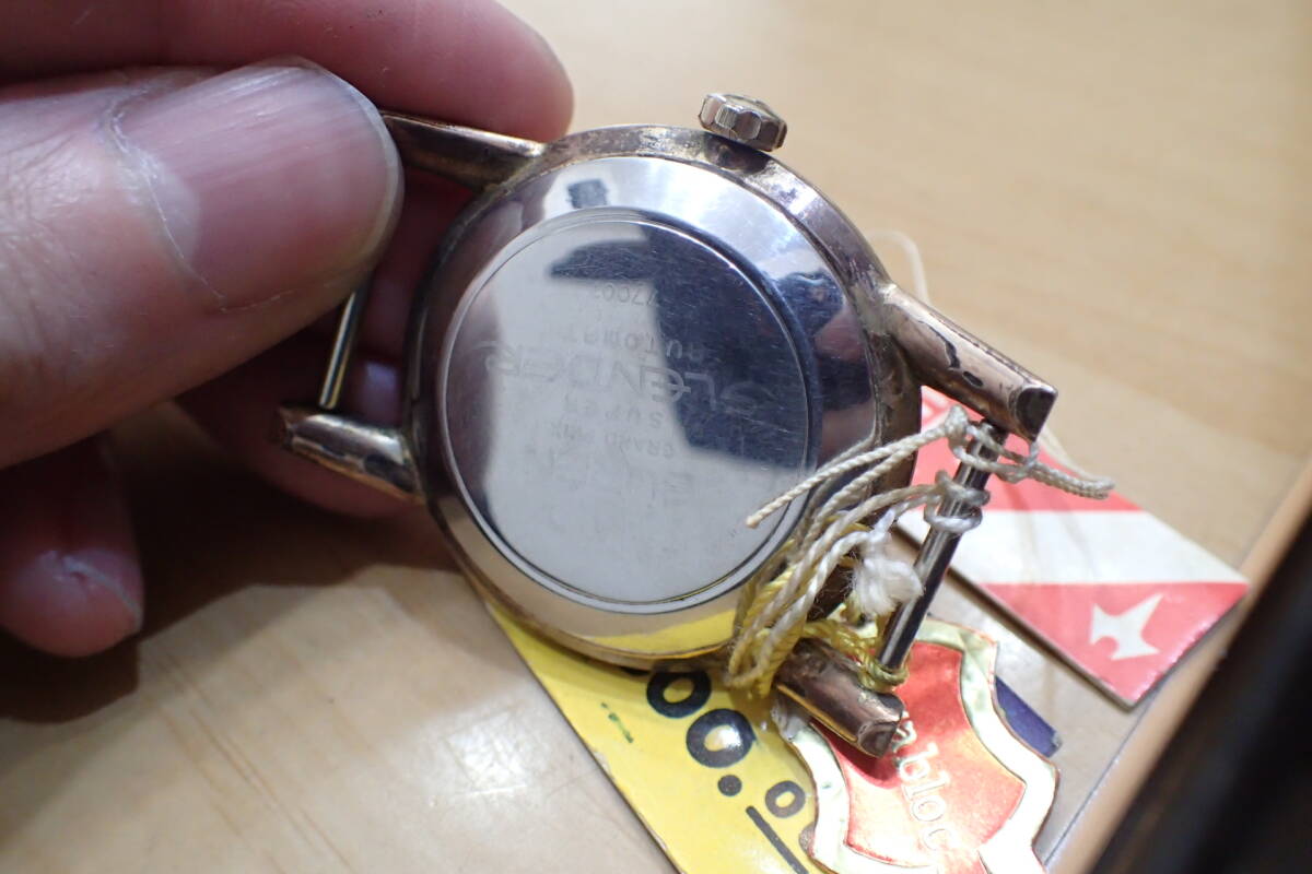 タグ付き/長期保管 ◆ BUREN/ビューレン グランプリ SUPER SLENDER/スーパースレンダー ◆ 自動巻き/放射文字盤 メンズ腕時計の画像9