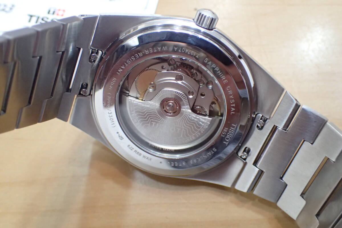  внутренний стандартный /2023 год Tissot /TISSOT PRX автоматический * T137.407.11.351.00 ice blue циферблат самозаводящиеся часы мужские наручные часы 