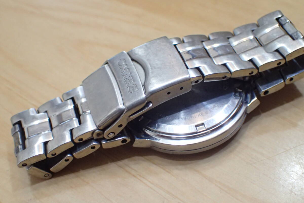 SEIKO/セイコー キネティック ◆10気圧防水 5J22-0C20 チタン製 メンズ腕時計の画像6