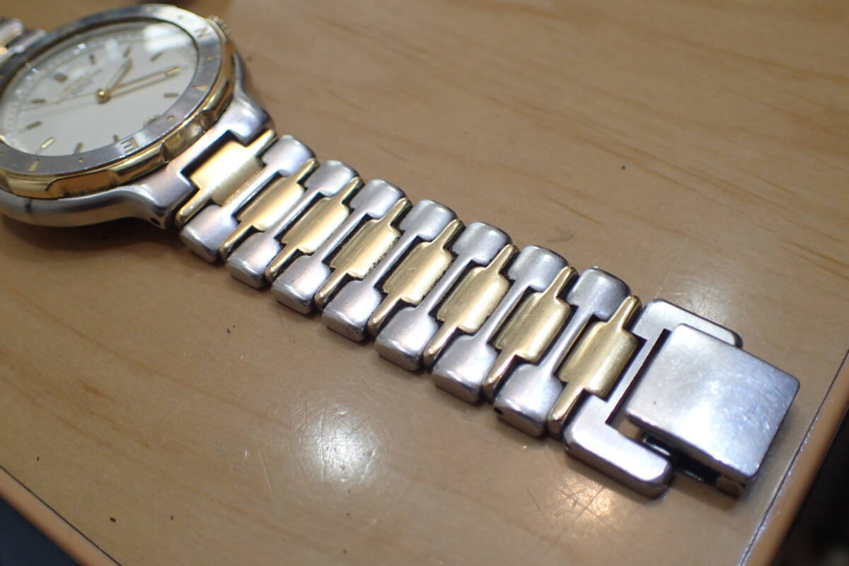 セイコー/SEIKO 7M42-6A00 ◆ キネティック 裏スケ　メンズ腕時計_画像9