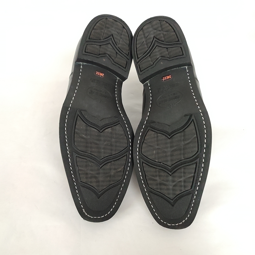 SCOTCH GRAIN スコッチグレイン ストレートチップ 24 ドレスシューズ ビジネス 革靴 レザー ブラック 黒 d29_画像5