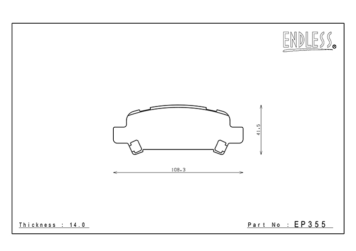  Endless MX72 передние и задние накладки комплект Lancer Evolution 10 RS CZ4A EP242 EP355