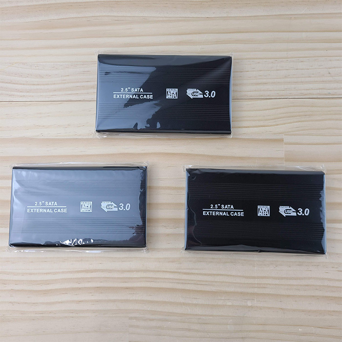 外付けハードディスクケース HDD 3個セット ケース USB 3.0 2.5インチ SSD 外付け ポータブル ドライブ アルミケース 接続 転送_画像1