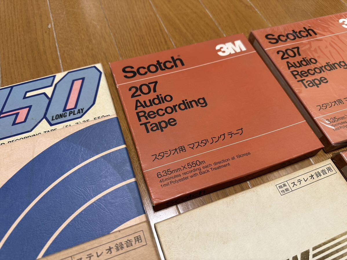 Scotch 207 スコッチ オーディオレコーディングテープ 日立 LNO-550 LNO-370 オープンリールテープ リールテープ いろいろ まとめ 7点の画像4