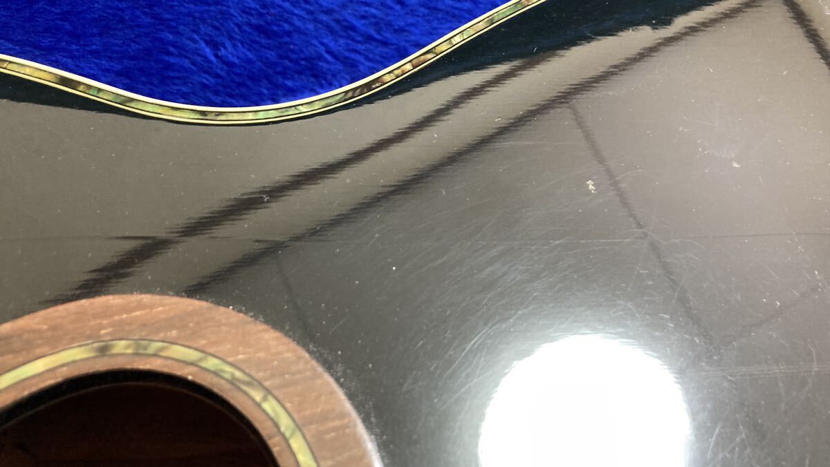 ジャンク IBANEZ R-460 専用ケース付アコースティックギターの画像3