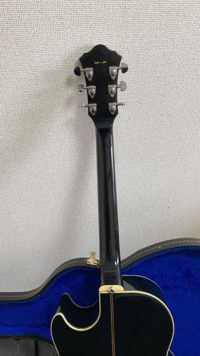 ジャンク IBANEZ R-460 専用ケース付アコースティックギターの画像6
