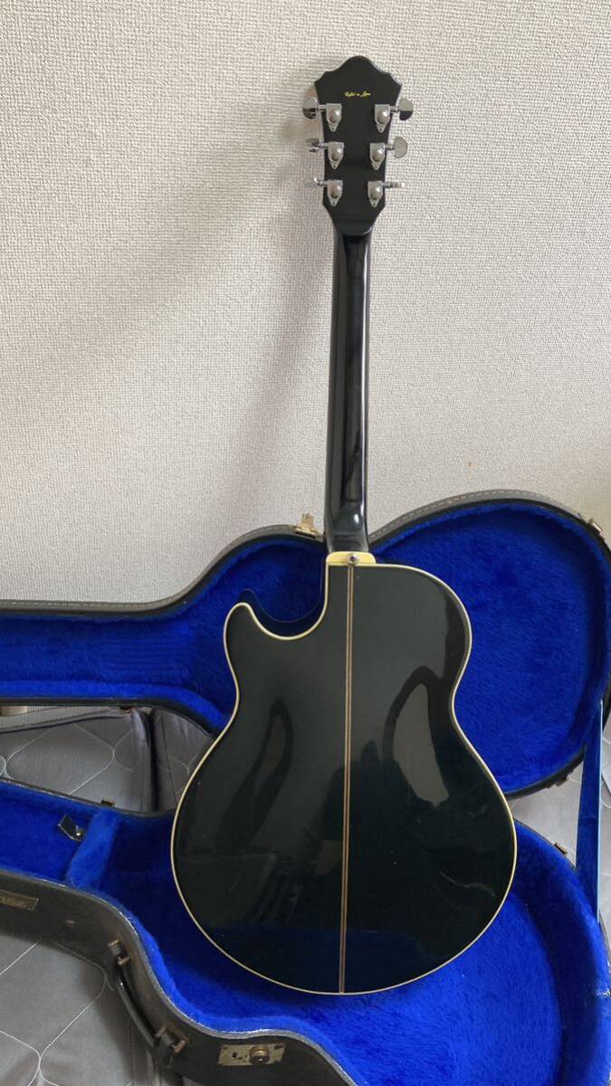 ジャンク IBANEZ R-460 専用ケース付アコースティックギターの画像5