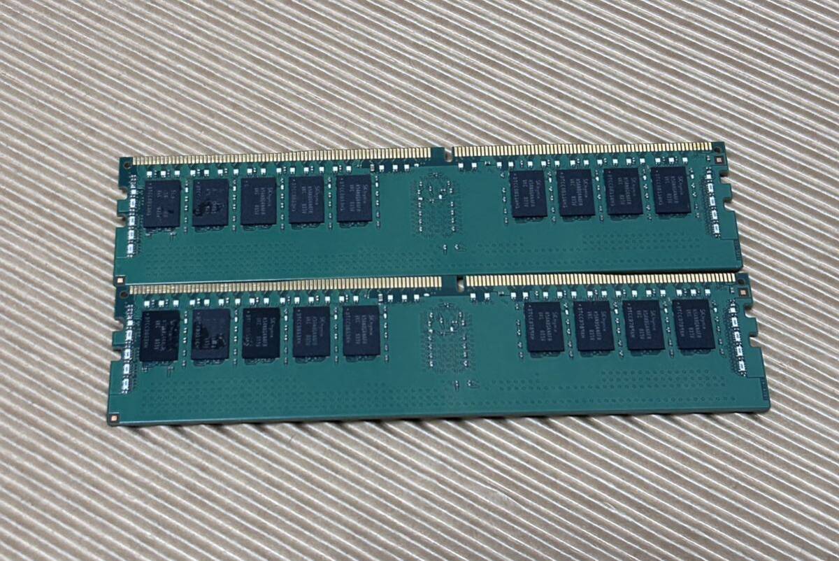 メモリー16GB 2枚　32GB 1xR4 2666V PC4 DDR4 サーバー SKhynix_画像3