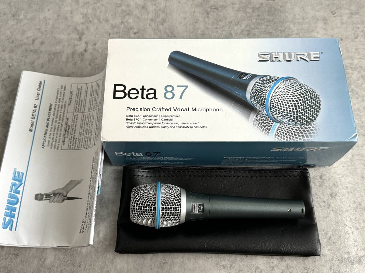 SHURE Beta87A コンデンサー マイクロフォンの画像1