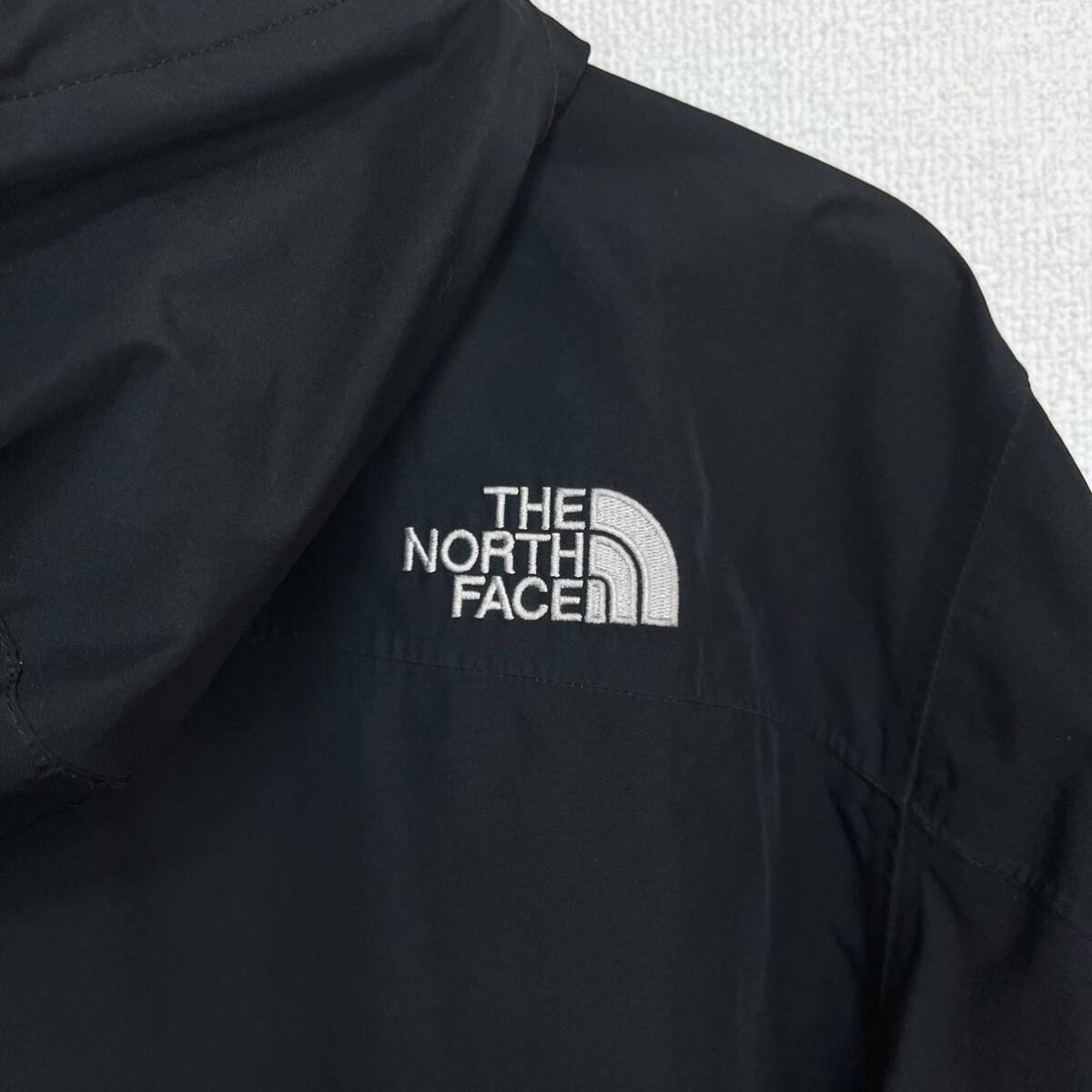 美品人気 ノースフェイス マウンテンパーカー メンズL ブラック 透湿防水 THE NORTH FACE フード着脱 マウンテンライト スクープジャケット_画像8