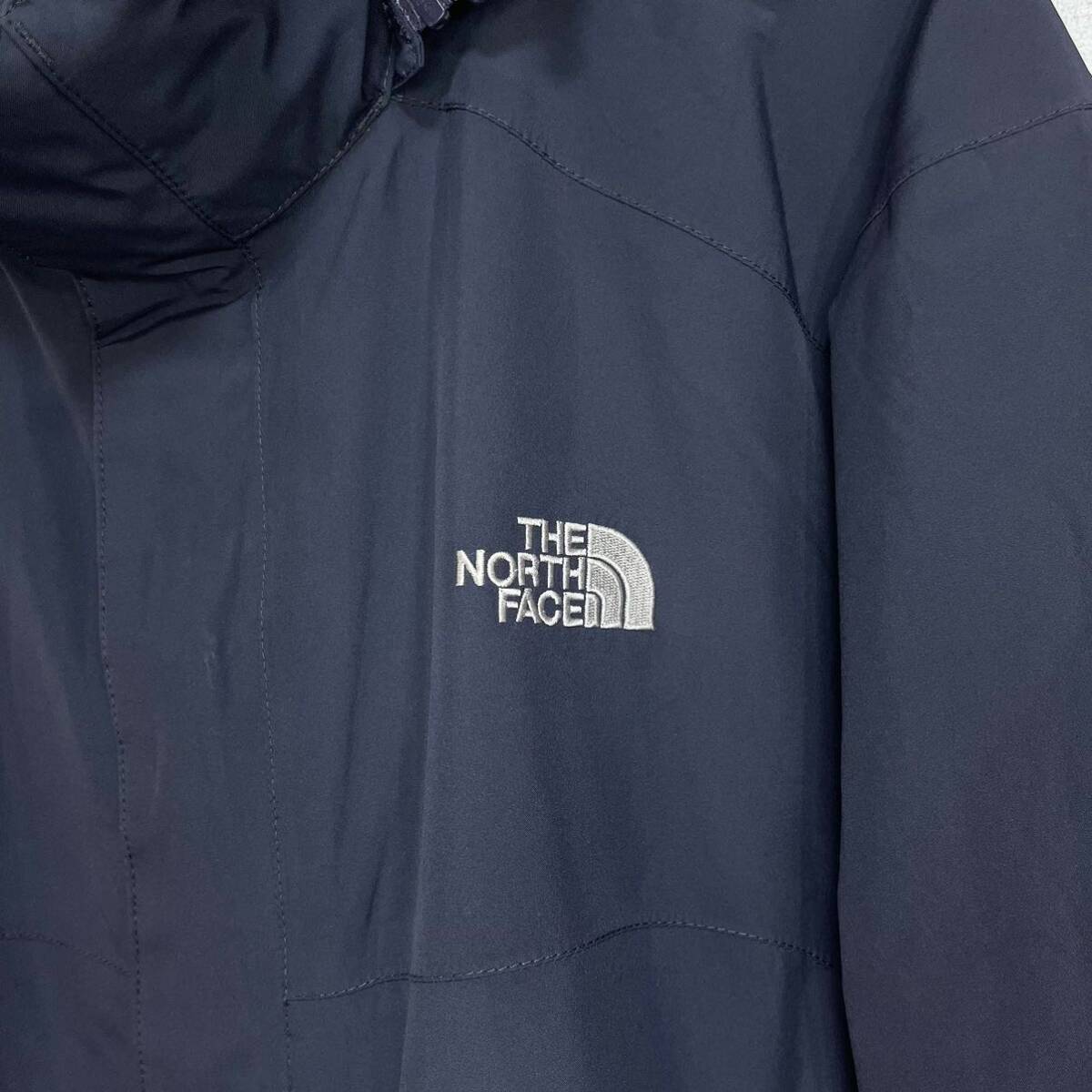 美品人気 ノースフェイス マウンテンパーカー ゴアテックス メンズXL ロゴ刺繍 フード着脱可 THE NORTH FACE マウンテンライト 透湿防水_画像5