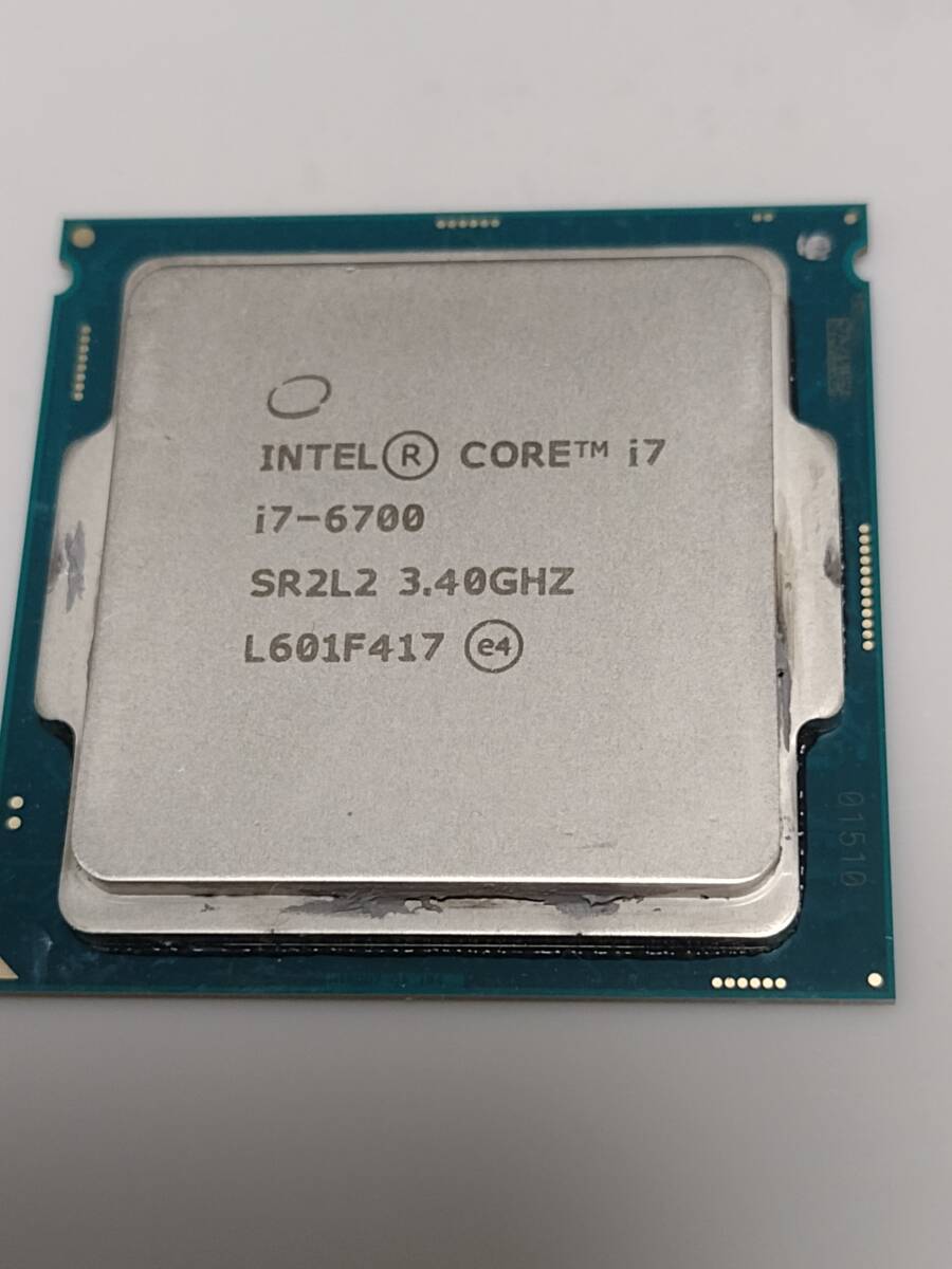 中古動作品：Intel Core i7-6700 SR2L2 3.40GHz (4.00GHz)／8MB／8GT/s 4コア FCLGA1151の画像1